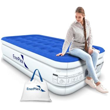 Imagem de Colchão Inflável Premium, ENERPLEX, Azul