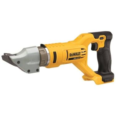 Imagem de Tesoura de Corte Duplo Elétrica 14 GA com Luz LED, Bateria não Inclusa, DEWALT DCS494B, Amarelo