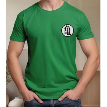 Imagem de Camiseta Camisa Adulto Feminina Masculina Algodão Dragon Bal l Z Kanji