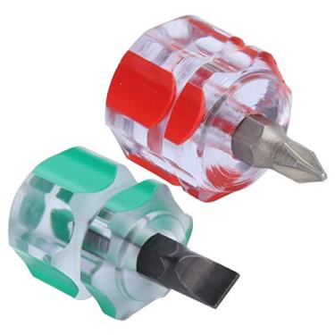 Imagem de Zerodis Conjunto de Chave de Fenda Mini Atarracada de 20 Unidades, Coleção de Artesanato, Costura, Bordado, Máquinas de Costura e Acessórios, Máquinas e Acessórios, Aço Vanádio, Design Ultracurto para de