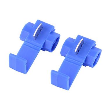 Imagem de Conectores de emenda rápida, terminais de fio elétrico 50 peças 18-14AWG com tecnologia de deslocamento de isolamento, para uso automotivo, comercial e industrial