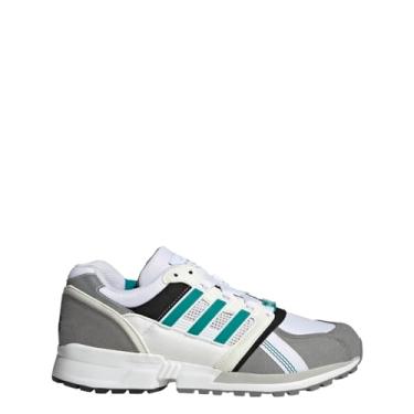 Imagem de adidas Tênis unissex EQT CSG 91 - Estilo de vida, atlético e tênis, Branco nuvem/verde claro/preto, 39