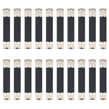 Imagem de Angoily 20 peças de metal flexível dobradiças para bolsa de mão acessórios de clipe de mola para bolsa de mão, bolsa de mão resistente suprimentos para projetos de artesanato