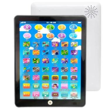 Imagem de Brinquedo Infantil Tablet Interativo Português e Inglês 62 Teclas Bran