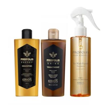 Imagem de Kerasys Triologia Real (Duo Propolis Shine + Hair Bonding No Wash Treatment 200ml)