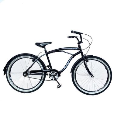 Imagem de Bicicleta Caiçara Beach Aro 26 Masculina Rodas Aero Reforçado Rolamentos Original Lubrificada-Unissex
