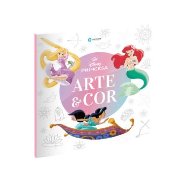 Imagem de Culturama Livro de Colorir Arte & Cor Princesas - Infantil 27x27 cm