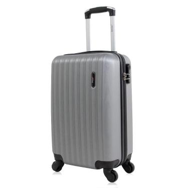 Imagem de Mala de viagem bordo pequena 10kg Londres Swiss Move Prata