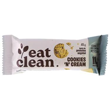 Imagem de Eat Clean - Barra de Proteína Cookies & Cream - 45g - 1 Unidade