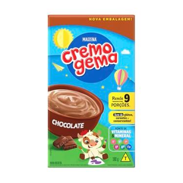 Imagem de Cremogema Sabor Chocolate Fonte de 9 Vitaminas e Minerais Mingau Maizena Sem Glúten 180g