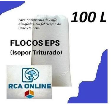 Imagem de Isopor Em Flocos De Neve Enchimento De Puffs E Artesanato - Rcaisopor