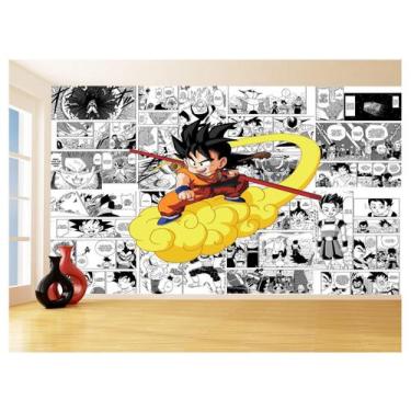 Imagem de Papel De Parede Dragon Ball Goku Página Manga 3,5M Dbz641 - Você Decor