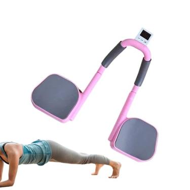 Imagem de Equipamento de treino abdominal, exercitador de ginástica com temporizador - equipamento de treino básico, para mulheres, homens, prancha, núcleo push up, treinamento muscular, academia em casa