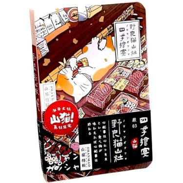 Imagem de Caderno de fichário Kawaii, mini diário fofo para meninas, caderno Kawaii, pequeno de 3 anéis, caderno de bolso fofo, mini diário Kawaii, 10,4 x 8,6 x 3,5 cm, 4 x 3 x 1 polegadas, estilo A7 (13)