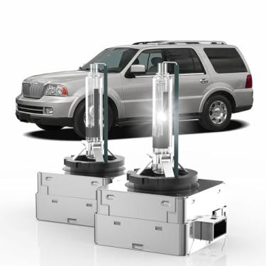 Imagem de OUHAIMOTOR Adequado para Lincoln Navigator Town Car D1R HID 2003-2006, 350% de brilho, lâmpada de feixe alto e baixo, 6000K branco brilhante frio, Plug-N-Play, de 2