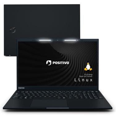 Imagem de Notebook Positivo Vision R15 AMD® Ryzen 5-5500U Linux 4GB RAM 256GB SSD 15.6” IPS Full HD Lumina Bar - Preto