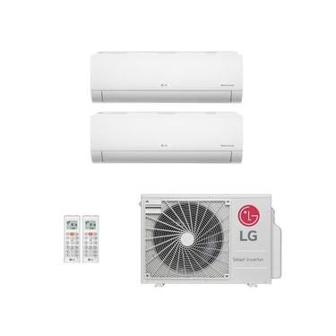 Imagem de Ar-Condicionado Multi Split Inverter LG 18.000 (2x Evap HW 9.000) Quente/Frio 220V R-32 WiFi