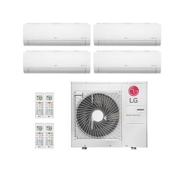 Imagem de Ar-Condicionado Multi Split Inverter LG 36.000 (1x Evap HW 9.000 + 3x Evap HW 12.000) Quente/Frio 220V R-32