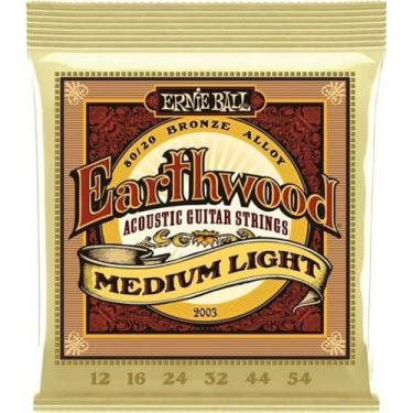 Imagem de Encordoamento Ernie Ball Violão 012-054 Earthwood 80/20 P02003