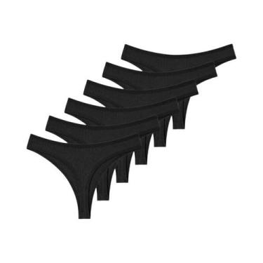 Imagem de Conjunto De 6 Calcinhas De Algodão Com Cintura Baixa Para Mulheres, In