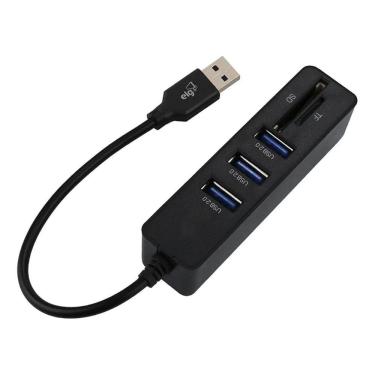 Imagem de Adaptador Elg Hub Usb 5 Em 1 / 2.0 - Hub51Sd