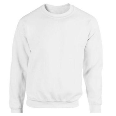 Imagem de Moletom Unissex Canguru Liso Preto Blusa de Frio sem capuz - OlsImport