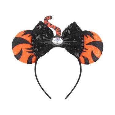 Imagem de Tiara De Orelhas De Rato Do Castelo Da Disney Com Fogos De Artifício P