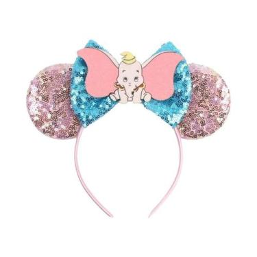 Imagem de Tiara De Orelhas De Rato Do Castelo Da Disney Com Fogos De Artifício P