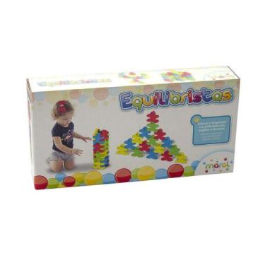 Imagem de Jogo de empilhar Equilibristas Maral 32 peças na Caixa Ref. 4165