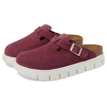 Imagem de Birkenstock Boston Grosso feminino, Berry Crush, 8-8.5 Narrow