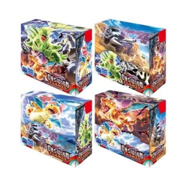 Imagem de Cartas Pokémon TCG Scarlet E Violet 360 Peças Caixa De Booster Evoluçõ