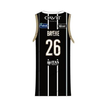 Imagem de Camisa De Treino De Basquete Adulto E Infantil Preta Com Estampa 3D FO