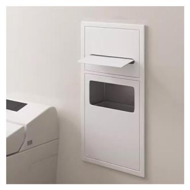 Imagem de Nicho de chuveiro embutido de aço inoxidável, prateleira de armazenamento embutida para banheiro, cozinha e organizador de sala de estar, branca (60 x 28 x 13,5 cm) - Design durável e elegante