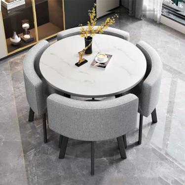 Imagem de Conjunto de mesa e cadeira de clube de recepção de escritório, mesa de negociação, mesas de sala de conferência, café, varanda, sala de estar, cozinha, mesa de jantar, para escritório em casa, sala de