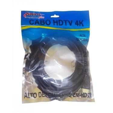 Imagem de Cabo Hdmi 2.0 Hdtv 4K 5 Metros 19 Pinos Para Smart Tv