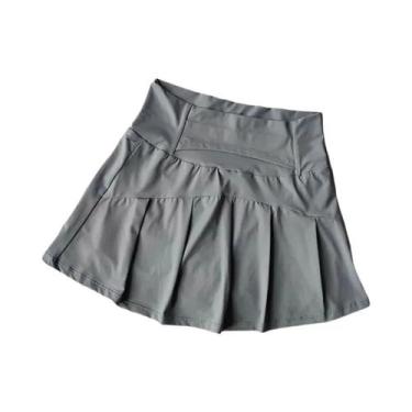 Imagem de Saia-Calção Feminina De Cintura Alta Antirreflexo Em a Com Forro Inter