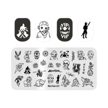 Imagem de Placas De Estampagem De Unhas Disney Natal Mickey Inverno Neve MouTeen