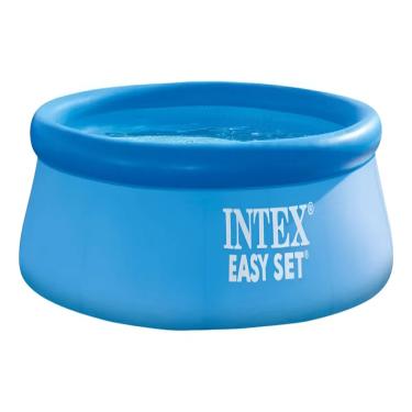 Imagem de Piscina Inflável Familiar Redonda Resistente Confortável Grande Com Borda 1942L