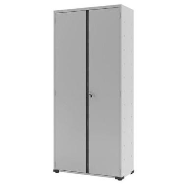 Imagem de Armário De Aço Com 2 Portas E 4 Prateleiras Ap402sl Cinza Cristal - Pa