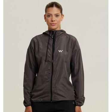 Imagem de Jaqueta Corta Vento Feminina WSS Brasil Web Party, Cinza, M