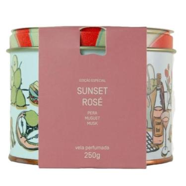 Imagem de Lenvie Vela Perfumada Lata Sunset Rose 250g