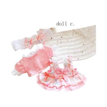 Imagem de Roupas E Acessórios Para Bonecas De Pelúcia Mini De 17cm, Conjunto Par