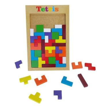 Imagem de Brinquedo Educativo Tetris de 40 Peças - Fabrica Da Imaginação
