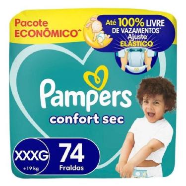 Imagem de Fralda Pampers Confsec Max Xxxg 74 Unidades