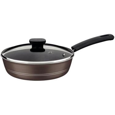 Imagem de Frigideira Funda com Tampa Sicília Avelã 24 cm 2,5 L Tramontina, Avelã