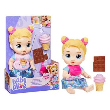 Imagem de Baby Alive Guloseimas Mágicas Harper Hugs Loira - Hasbro, Guloseimas M