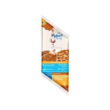 Imagem de Recheio e Cobertura Bisnaga Doce de Leite Moça 1,01kg - Nestlé Profiss
