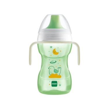 Imagem de Copo de Transição Infantil Fun To Drink Night 270Ml - MAM, Verde