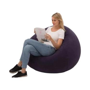 Imagem de Cadeira Inflável Grande De PVC, Sofá Preguiçoso, Assento Tipo Puff, Pa