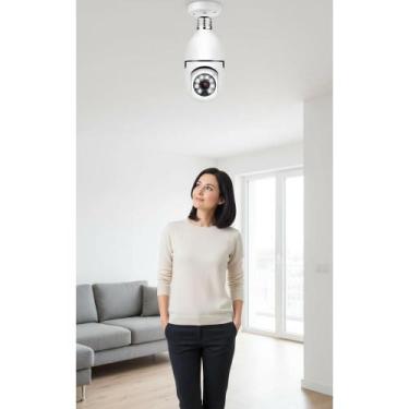 Imagem de 2x Câmera Lâmpada Wi-Fi 360 Full HD Visão Noturna - Congratulations St